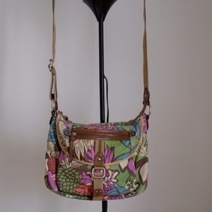 Fossil Floral Crossbody Bag Purse